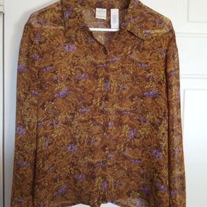 Emma James a Liz Clairborne Company Button down to